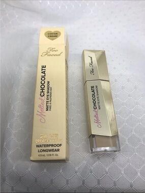 Too Faced NIP Melted Chocolate Matte Eye Shadow - Cocoa Cream
